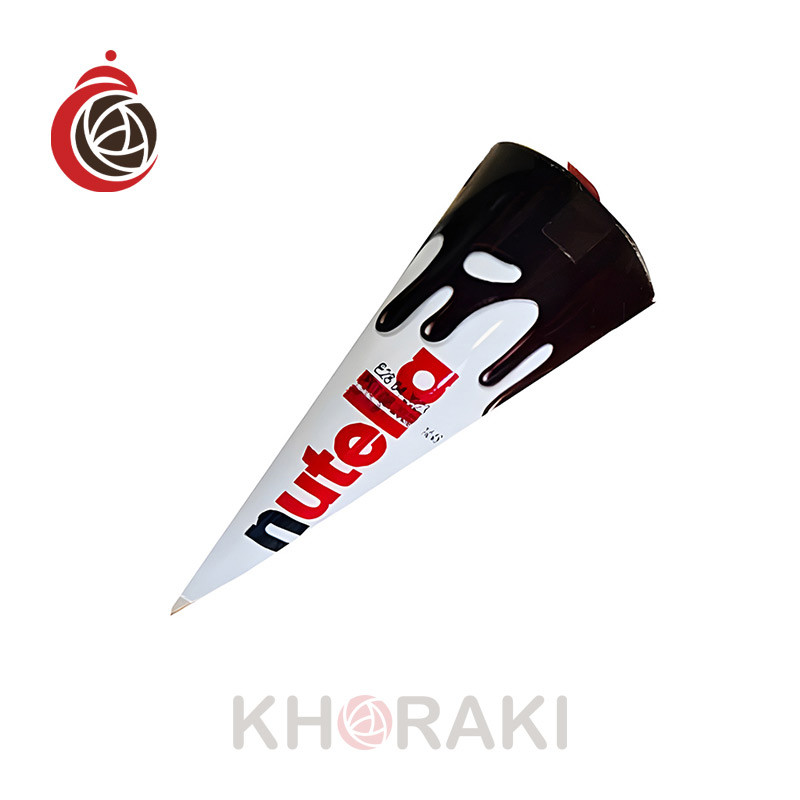 شکلات-قیفی-نوتلا-1 شکلات قیفی نوتلا