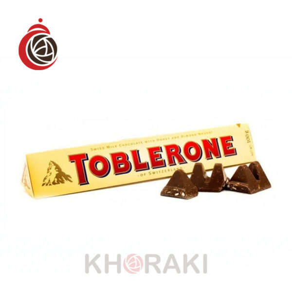 شکلات تابلرون بادام با نوگات عسل 100 گرمی