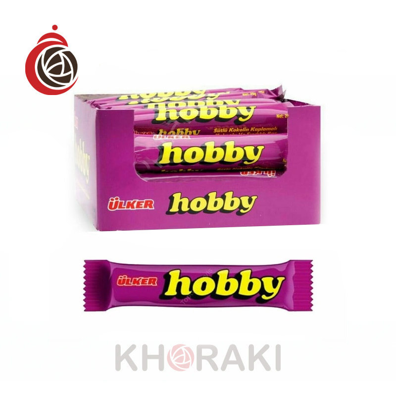 شکلات-مغز-دار-فندقی-هوبی-30-گرمییی شکلات مغز دار فندقی هوبی 30 گرمی